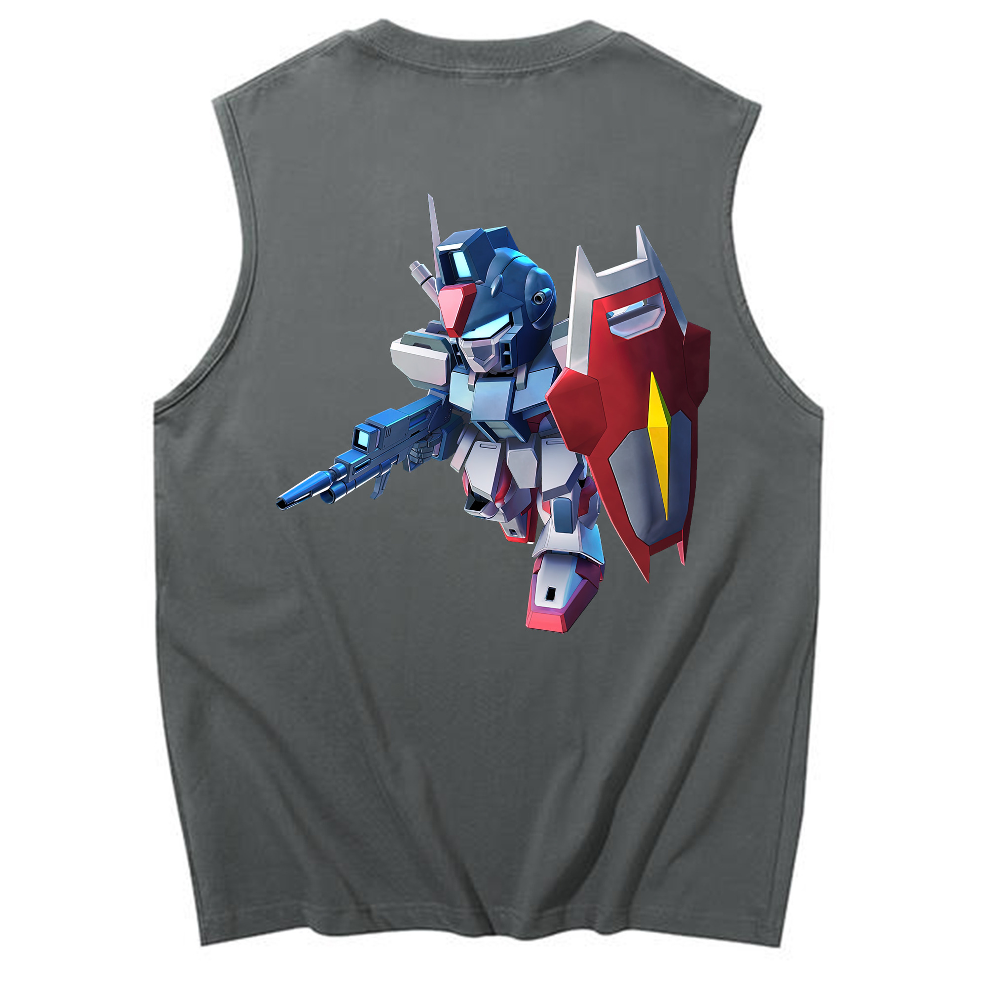 （画像用） 機動戦士ガンダム Mobile Suit Gundam コットン100％タンクトップ（背面プリント）